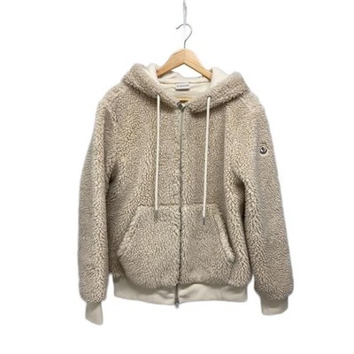 MONCLER MAGLIA APERTA CON ZIP Fleece Jacket Size L Polyester Men
