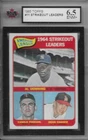 1965 TOPPS BASEBALL Al Downing/Camilo Pascual/Dean Chance #11 KSA 6.5 ENM+