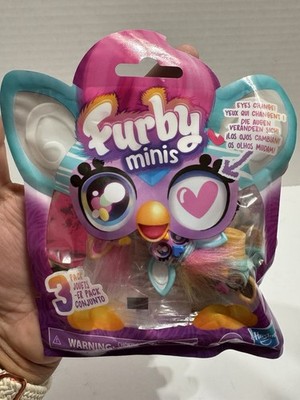 Furby Minis 3 Pack by Hasbro with Eyes That Change - Brand New Factory Sealed