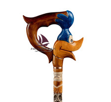 ZAIN Antique Vintage Handmade Children's Walking Cane Walking Stick Valentine