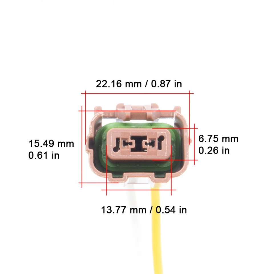 Conector faros antiniebla Ram Dakota. 2011. Frente. 5182023AA Foto 4 de 4