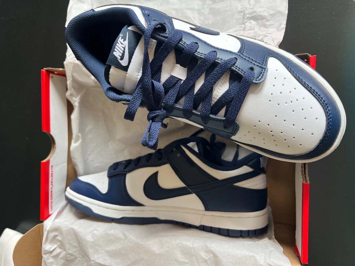 Nike Dunk Low White Midnight Navy for Sale | Authenticity
