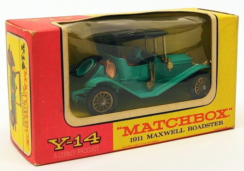 Maxwell Roadster 1911 Y-14 Matchbox vintage England Lesney - Miniatures