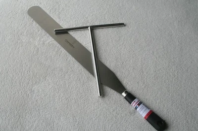CREPES SET Teigverteiler Teigwender Edelstahl Crepeswender Wendemesser Krampouz - Bild 1 von 2