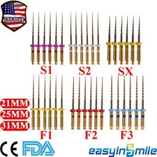 X-Pro Gold Taper Niti Rotary Files Endodontic Dental Engine SX- F3 21/25/31MM US
