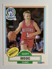 1990-91 Fleer #140 Scott Brooks