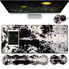 Gaming Mouse Pad and Keyboard Wrist Rest, Large Extended Mouse Pad 31.5X 11.8...