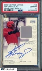 2000 UD Pros & Prospects #KG Ken Griffey Jr HOF GU Jersey ON CARD AUTO PSA 10