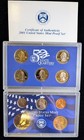 2001-S US Mint Clad Proof Set 10 Gem Coins w/ Box & COA — photo 2