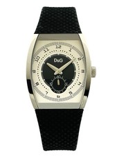 D&G Dolce&Gabbana 3719240349 Unisex  Amazing Black Rubber Butterfly Buckle Watch