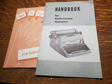 VINTAGE SMITH CORONA TYPEWRITER OWNERS INSTRUCTION MANUAL BOOK thumbnail