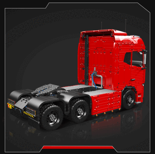 Mould King 19015 LKW pneumatische Zugmaschine Klemmbausteine 4608+pcs Spielzeug - Picture 8 of 20