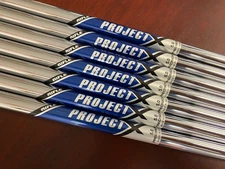 New Project X 5.0 Regular Flex Seven Piece Iron Shaft Pack (4 Iron-PW) .370