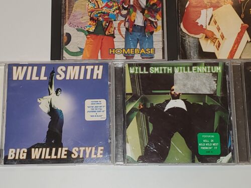 Vintage DJ Jazzy Jeff Fresh Prince Will Smith Willie Style HomeBase 7 Rap CD Lot - Imagen 4 de 10