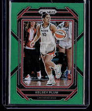 Kelsey Plum 2023 WNBA Panini Basketball Green Prizm #4 - Aces Sparks