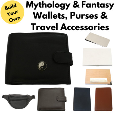 Mythology & Fantasy Wallets Card Holders & Custom Leather Travel Goods