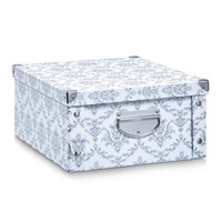 Zeller 17973 Aufbewahrungsbox Vintage Aus Pappe Ca. 40X33X17Cm