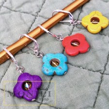 Fiori, segnapunti per lavori a maglia, uncinetto, crochet