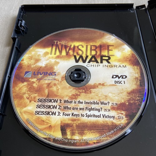 The Invisible War (DVD 3-Disc Set) Chip Ingram Christian Spiritual Warfare Demon - Picture 5 of 10