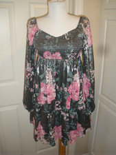 New Junior Dress Crystal Doll S Green w/floral design 104 