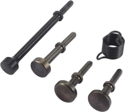 Anndason 5 Pcs Smoothing Pneumatic Air Hammer Chisel Bits Tools Kit 
