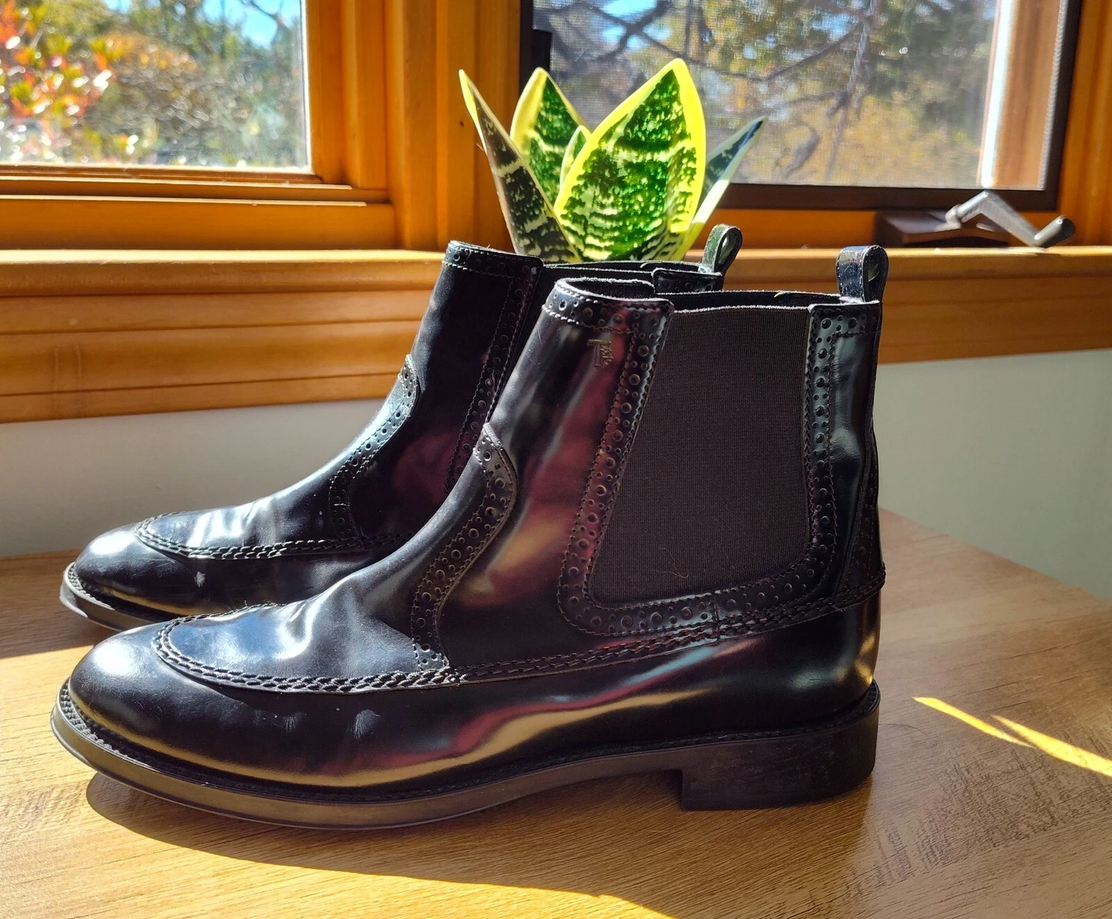 TOD’S Stivaletti Chelsea TOD'S in pelle nera donna taglia 36 EU taglia 5 US