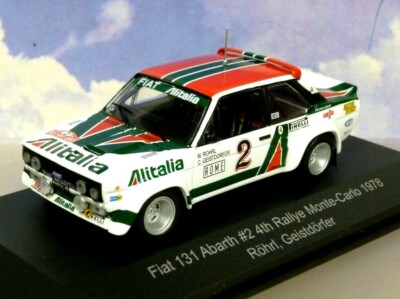 CMR 1/43 ALITALIA FIAT 131 ABARTH #2 RALLY MONTE CARLO 1978 ROHRL & GEISTDORFER