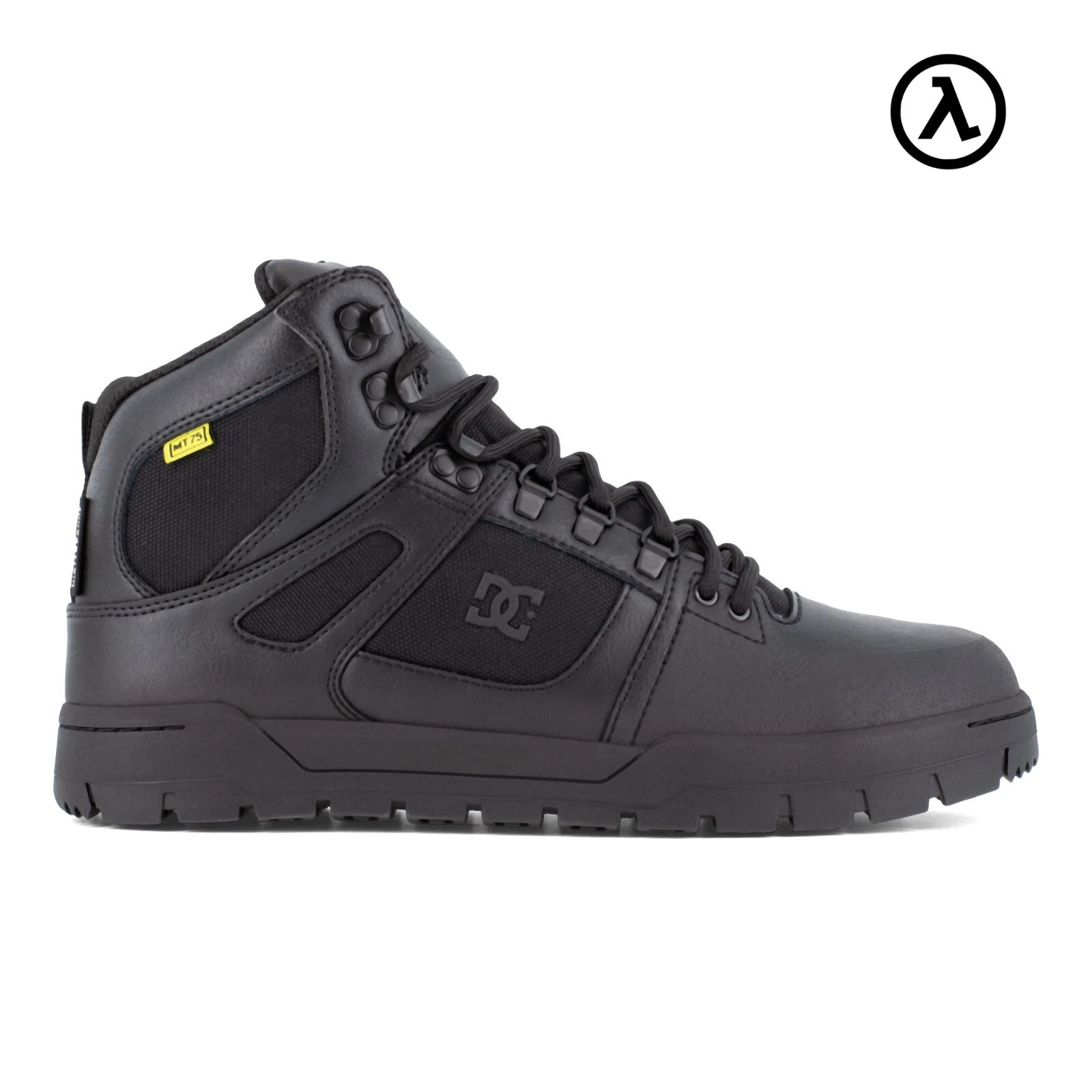 DC PURE MEN'S BLACK WATERPROOF WORK HIGH-TOP BOOTS DC60604 - ALL SIZES - NEW