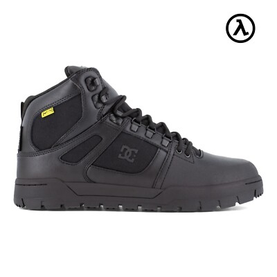 DC PURE MEN'S BLACK WATERPROOF WORK HIGH-TOP BOOTS DC60604 - ALL SIZES - NEW