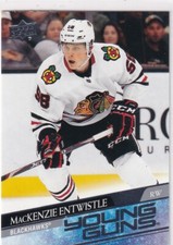 20/21 UD SERIES 2 MACKENZIE ENTWISTLE YOUNG GUNS RC SP ROOKIE #471