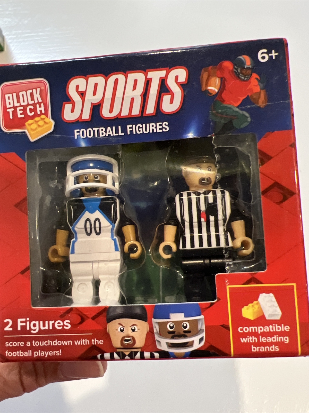 Block Tech Figures Set of 2 Figures NEW Football Player Referee | eBay