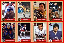 Hand Made Hockey Art Photo Cards 2.5” x 3.5” Stars Goalies Mint U-Pick Inv #002