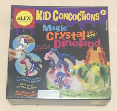 Alex Kid Concoctions Magic Crystal Dinoland Volcano Dinosaurs 6+ New Sealed