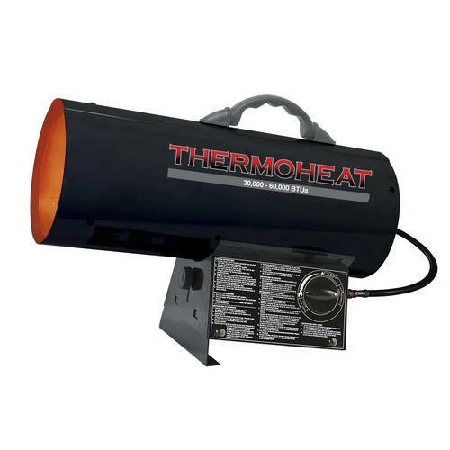 Portable Forced Air Propane Heater Garage Shop Worksite 60,000 BTU Variable  Heat 872076035329 | eBay