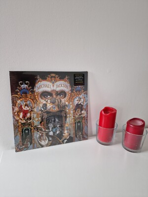 Michael Jackson - Dangerous | 2x Red And Black Swirl Vinyl LP | New And Sealed 