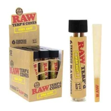 12 X RAW TERP'D ENHANCED CONES 🤩 FIRE ZEST 🤩 1 1/4 SIZE FULL BOX 72 CONES 💯