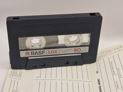 Lot De 2 Cassettes Audio BASF LH-SM 90 – Vintage 1977 – TYPE I – Neuves Sous Blister