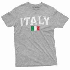 Men's Italy Flag Shirt Italy Country Flag Tee Italy National Shirt Italia Gifts