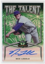 Nick Lodolo 2019 Leaf Valiant The Talent Green 32/99 Auto Autograph 