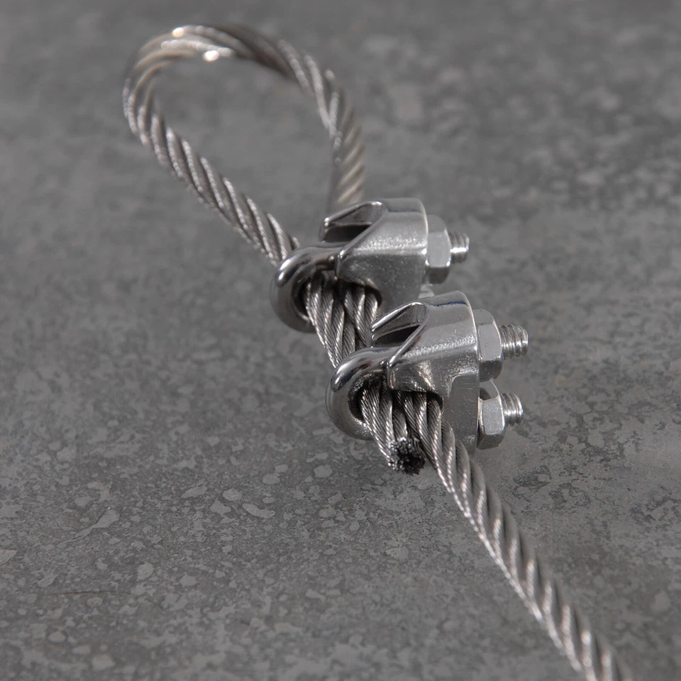 Stahlseil Drahtseil Edelstahl Set Edelstahlseil 2mm 3mm 4mm 5mm 6mm 8mm Spannen - Bild 2 von 4