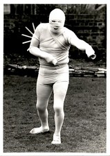 CGE20 1979 Orig Photo BUFFOON BILLY BACKHOUSE IS COPPED EGYPTIAN MUMMY COSTUME