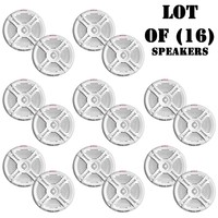 Lot Of 16) Pyle Plmrx67 Dual 6.5 250w Full Range Water Resistant Marine Speaker on sale Lot Of 16) Pyle Plmrx67 Dual 6.5 250w Full Range Water Resistant Marine Speaker on sale