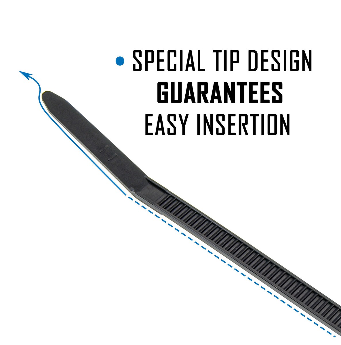 SWEED 1000 Fascette Nere Resistenti Ai Raggi UV Con 200 Mm, Fascette Autobloccanti Di Alta Qualità, Resistenza Alla Trazione 22 Kg, Fascette - Foto 7