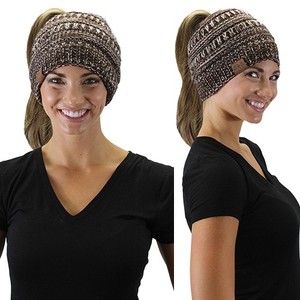 ponytail ski hat