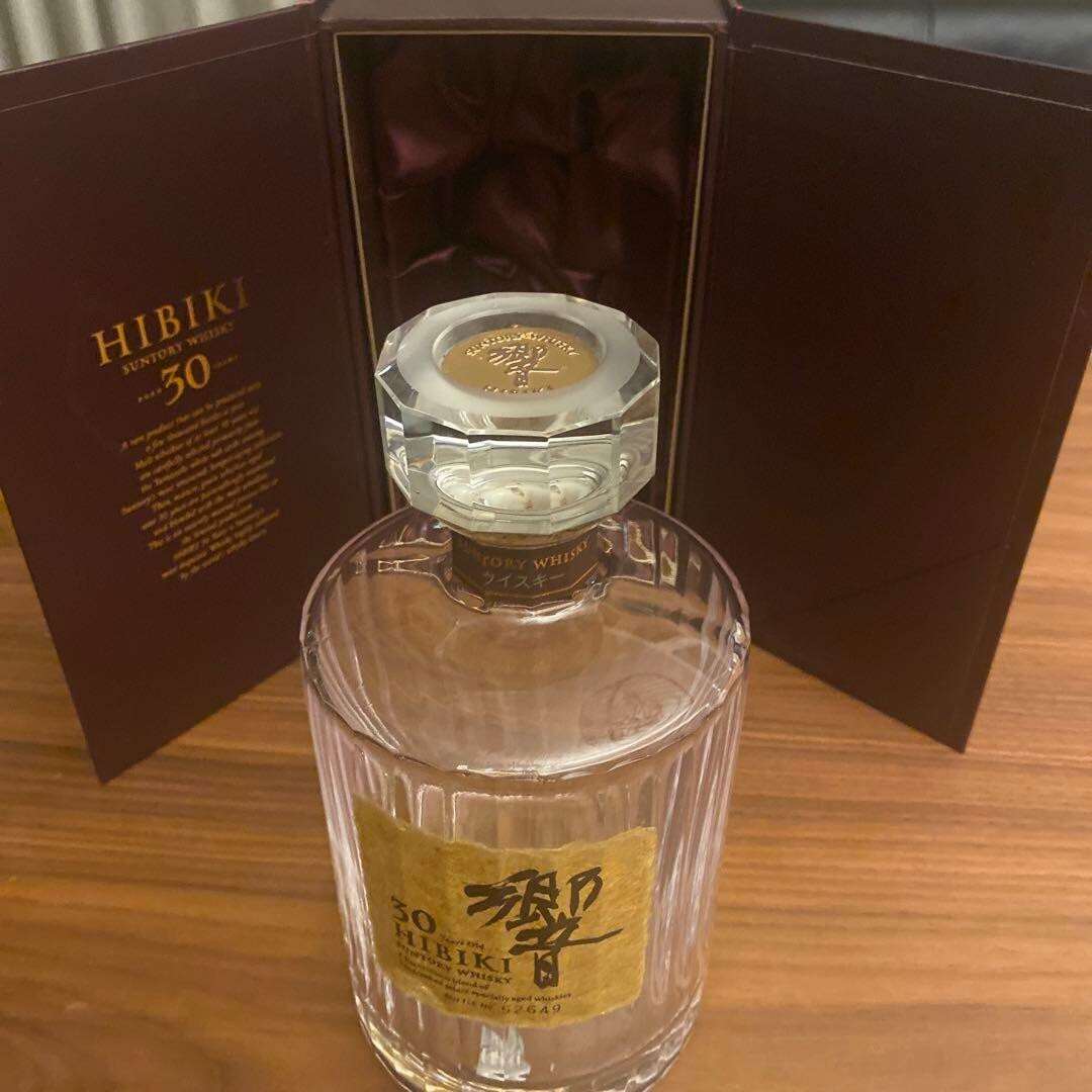 Suntory HIBIKI 30 year bottle empty with original BOX whisky From