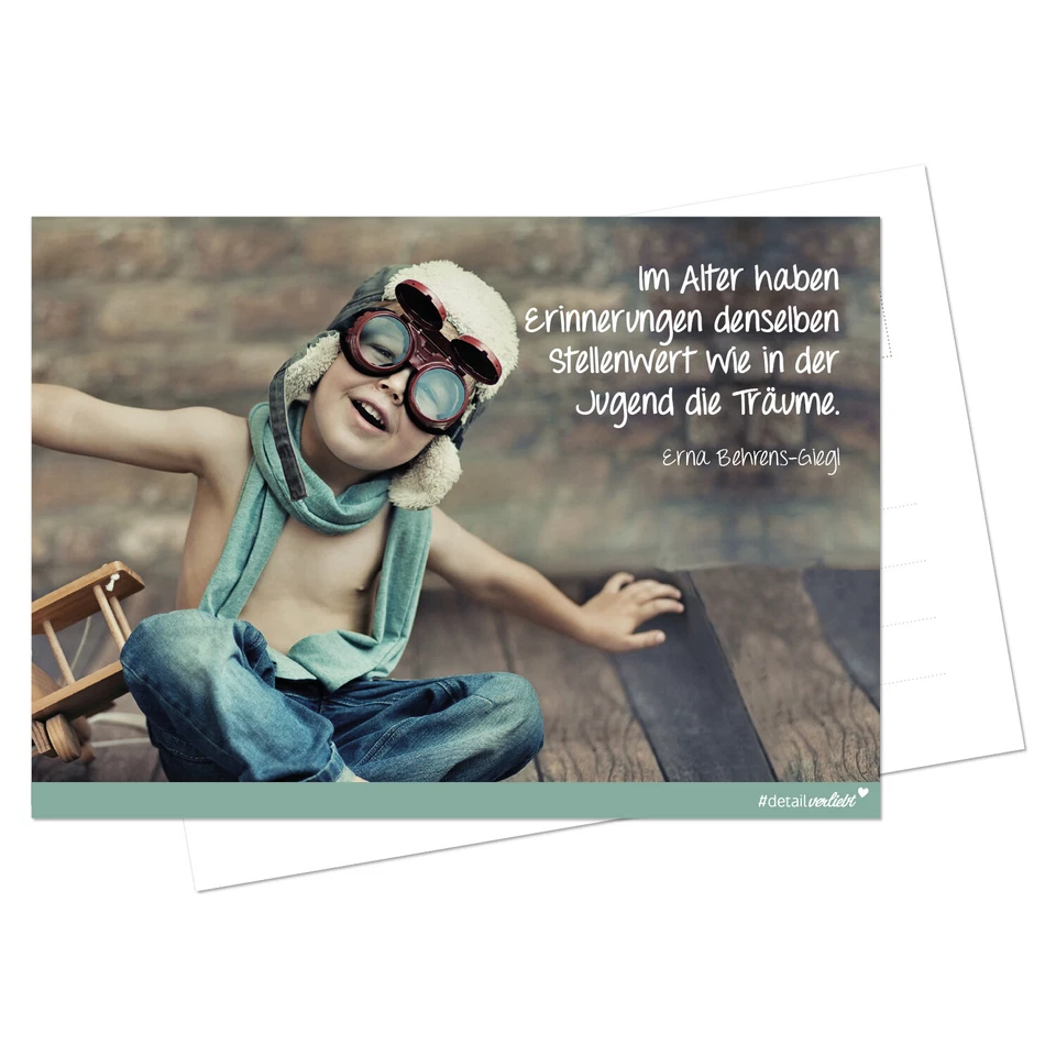 2 x 12 Postkarten mit Sprüchen I DIN A6 I Spruch-Karten I dv_239 - Bild 3 von 4