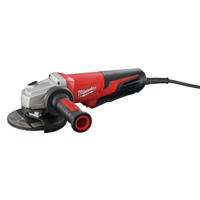 Milwaukee Tool 6117-30 13 Amp 5''   Small Angle Grinder  Paddle, Lock-On