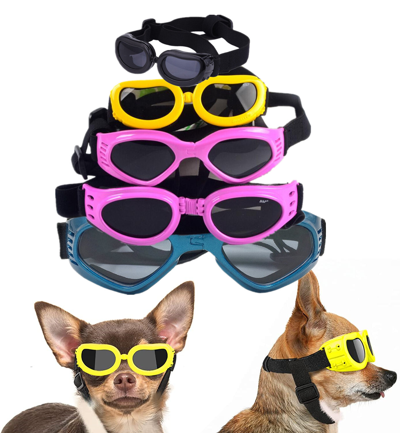 Pet Protection Doggles Dog Sunglasses Pet Goggles UV Eye Wear Yorkie