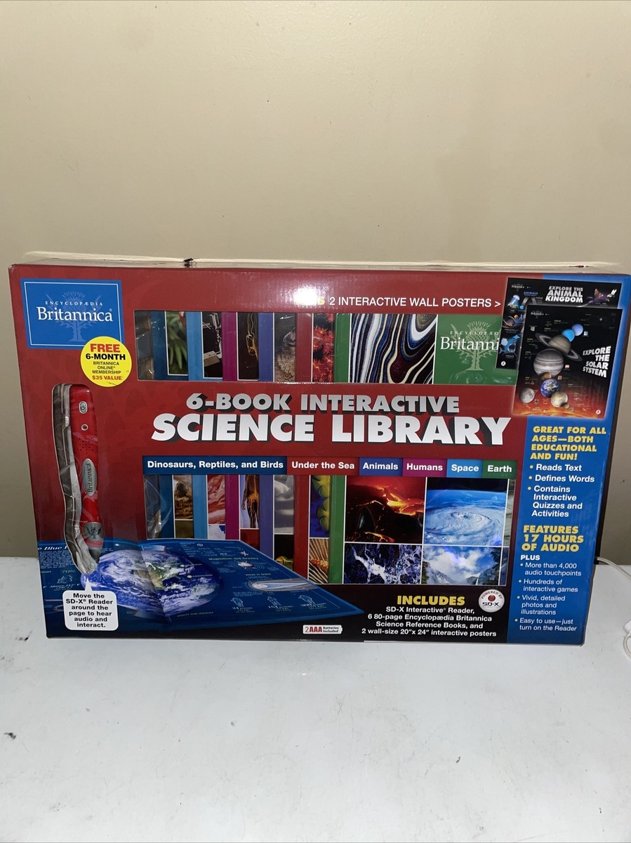 洋書 6-Book Interactive Science Library Encyclopaedia Britannica® 6-Book Interactive Science Library by