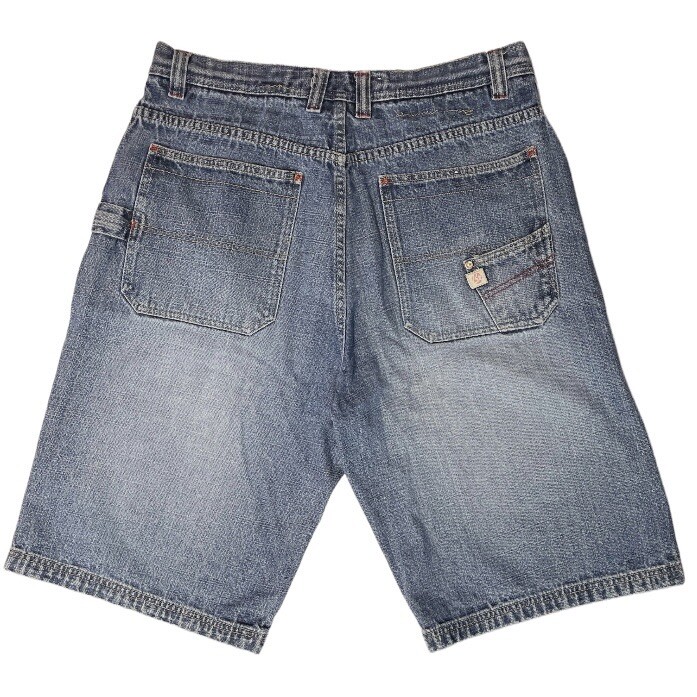 BROOKLYN EXPRESS 70 Denim Men's Distressed Carpenter Shorts BROOKLYN EXPRESS 70 Denim Men's Distressed Carpenter Shorts